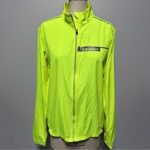 *NWOT* Everest Performance Neon Yellow LS Full Zip Windbreaker Jacket